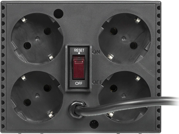 Стабилизатор напряжения Powercom TCA-1200 600Вт 1200ВА черный