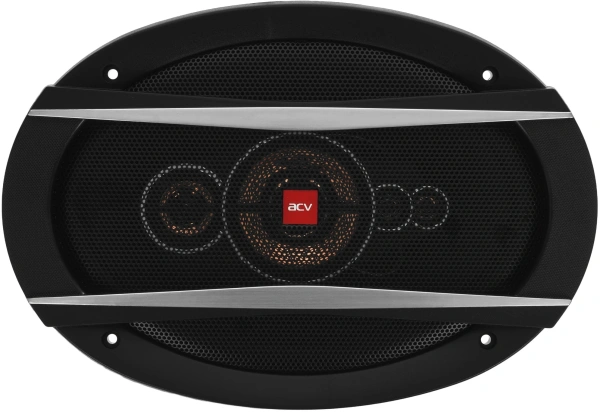 Колонки автомобильные ACV PI-694E 240Вт 88дБ 4Ом 15x23см (6x9дюйм) (ком.:2кол.) коаксиальные четырехполосные