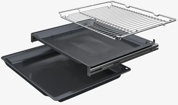 Духовой шкаф Электрический Bosch HMG976RB1S черный