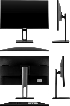 Монитор Lightcom 27" V-Plus ПЦВТ.852859.600-07 черный IPS 4ms 16:9 HDMI M/M матовая HAS 1000:1 300cd 178гр/178гр 2560x1440 100Hz DP 2K 5.1кг (RUS)
