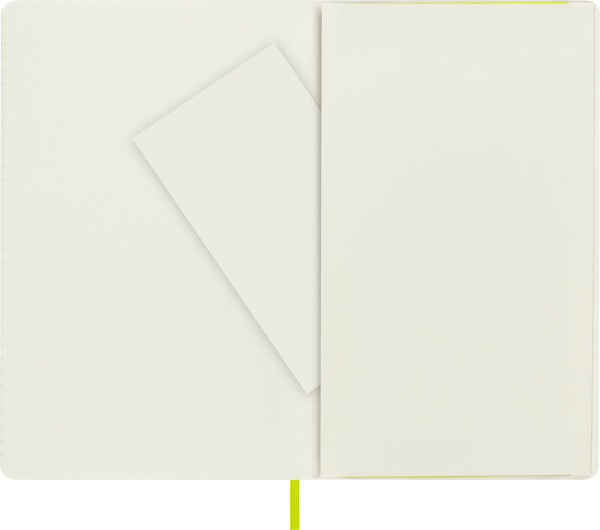 Блокнот Moleskine CLASSIC SOFT QP616C2 Large 130х210мм 192стр. линейка мягкая обложка лайм