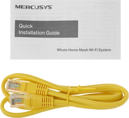 Бесшовный Mesh роутер Mercusys Halo H50G(3-pack) AC1900 10/100/1000BASE-TX белый (упак.:3шт)