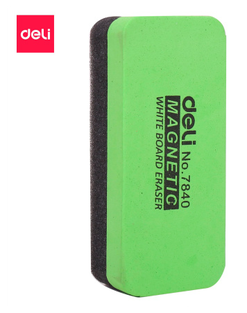 Стиратель Deli E7840 для досок пластик 11х5х3см ассорти магнитный