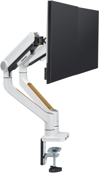 Кронштейн для мониторов Ultramounts UM733W белый 17"-32" макс.8кг настольный поворот и наклон 2