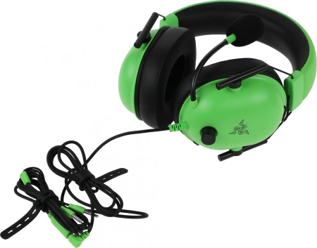 Наушники с микрофоном Razer Blackshark V2 X зеленый 1.3м мониторные (RZ04-03240600-R3M1)
