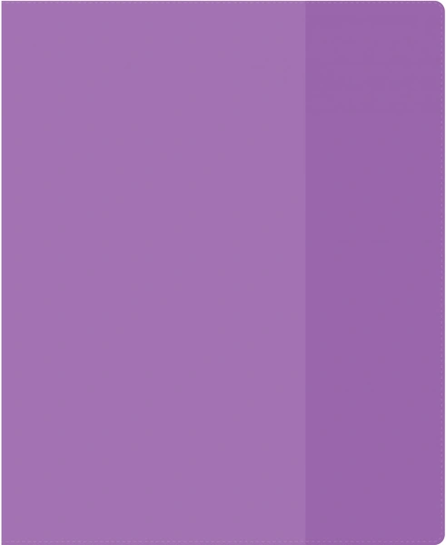 Обложка Silwerhof 2026956 Цветные для тетради (набор 10шт) ПВХ 130мкм матовая прозр. 210x350мм