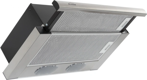 Вытяжка встраиваемая Elikor Интегра 60Н-400-В2Л нержавеющая сталь/нержавеющая сталь управление: кнопочное (1 мотор)