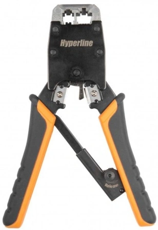 Инструмент обжимной Hyperline (HT-500R) для RJ-45/RJ-12/RJ-11 (упак:1шт)