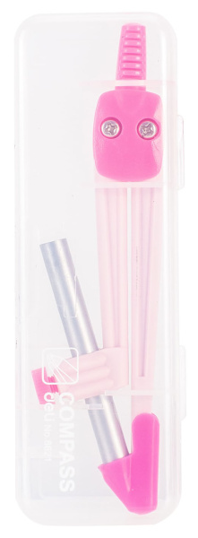 Циркуль для черчения Deli E8621 корпус ассорти металл