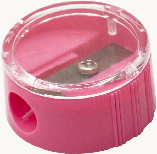 Точилка для карандашей ручная Silwerhof 191082 Народная коллекция 1 отверстие пластик ассорти