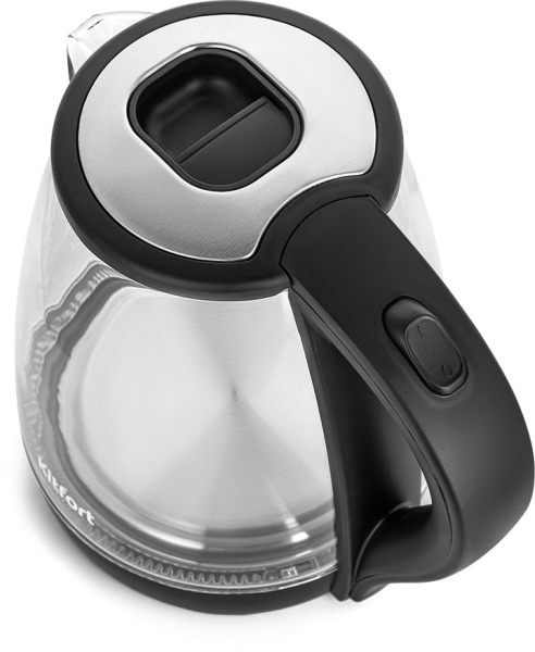 Чайный набор Kitfort КТ-6178 2л. 1500Вт черный (стекло/пластик)