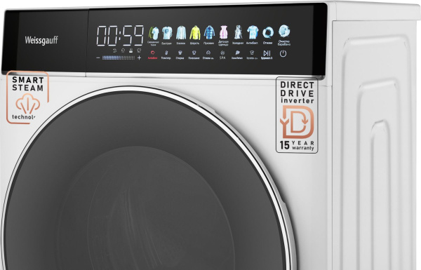 Стиральная машина Weissgauff WM 58411 Premium класс: A+++ загр.фронтальная макс.:11кг белый инвертер