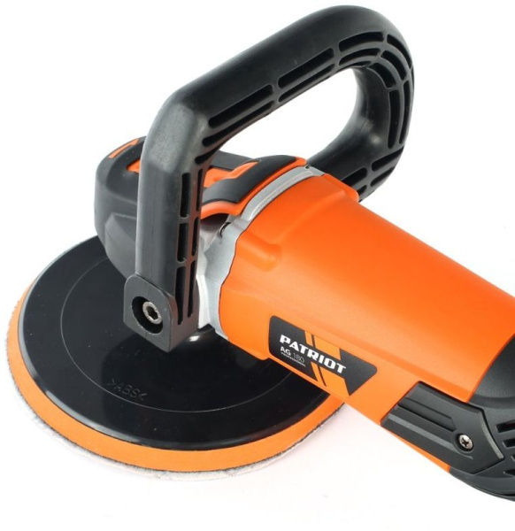 Полировальная машина Patriot AG 180 1200Вт 3600об/мин рез.шпин.:M14 d=180мм