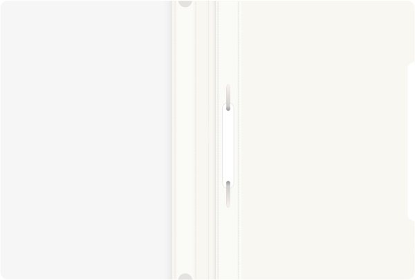 Папка-скоросшиватель Бюрократ -PS20WH A4 прозрач.верх.лист пластик белый 0.12/0.16