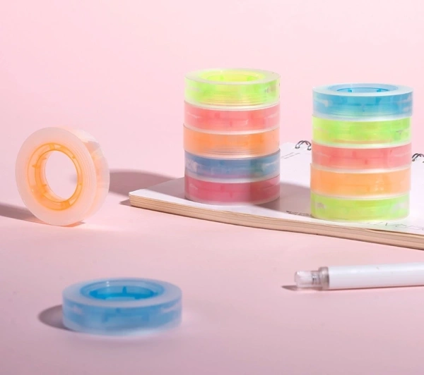 Клейкая лента канцелярская Deli EA689 прозрачная шир.18мм дл.30м 38мкр (упак.:4шт)