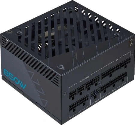 Блок питания Azza ATX 850W PSAZ-850G 80+ gold 24pin APFC 120mm fan 9xSATA Cab Manag RTL