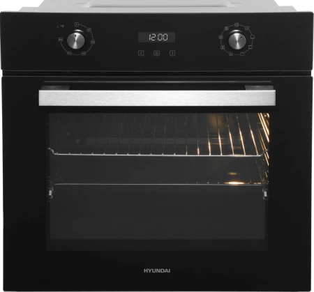 Духовой шкаф Электрический Hyundai HEO 66411 BG черный