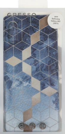 Чехол (клип-кейс) Gresso для Samsung Galaxy A02 Meridian синий (GR17AAAE8919)
