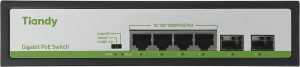 Коммутатор Tiandy TC-P3S06 H/0402/AT/60