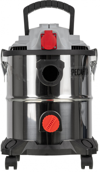 Строительный пылесос Ресанта ПС-1500/20 1500Вт (уборка: сухая/влажная) серебристый