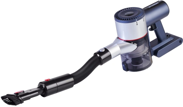 Пылесос ручной Hyundai HYV-S7570 380Вт темно-синий/серебристый