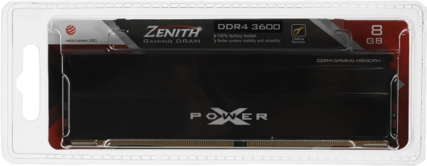Память DDR4 8GB 3600MHz Silicon Power SP008GXLZU360BSC Xpower Zenith RTL Gaming PC4-28800 CL18 DIMM