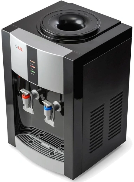 Кулер AEL TC-AEL-47 настольный компрессорный черный/серебристый