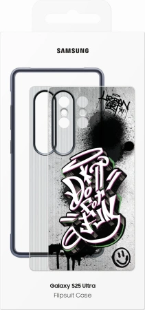 Чехол (клип-кейс) Samsung для Samsung Galaxy S25 Ultra Rugged Flipsuit Case S25 Ultra черный/прозрачный (EF-JS938CBEGRU)