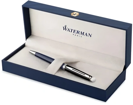 Ручка шариков. Waterman Hemisphere Colour Blocking (2202850) корп.черн/синий M чернила син. подар.ко