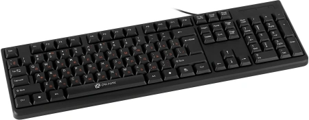 Клавиатура Оклик 100M HW3 черный USB (654570)