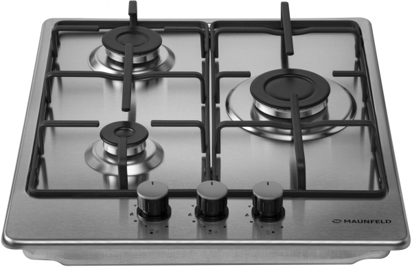 Газовая варочная поверхность Maunfeld EGHS.43.3STS-ES/G нержавеющая сталь