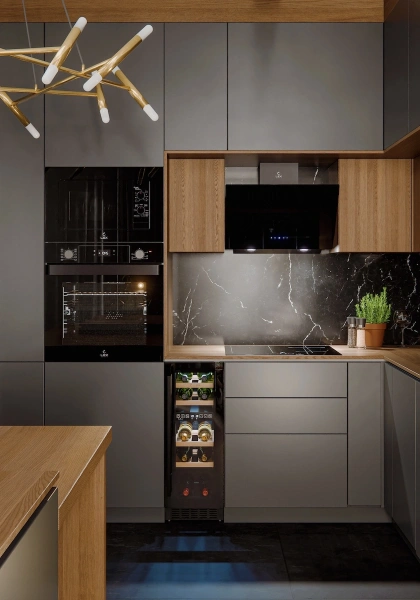 Духовой шкаф Электрический Lex EDP 610 BL Wide Series черный