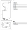 Микроволновая печь Samsung MS20A7013AB/BW 20л. 850Вт черный (встраиваемая)