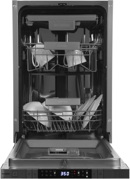 Посудомоечная машина встраив. Hyundai HBD 488 2100Вт узкая серебристый