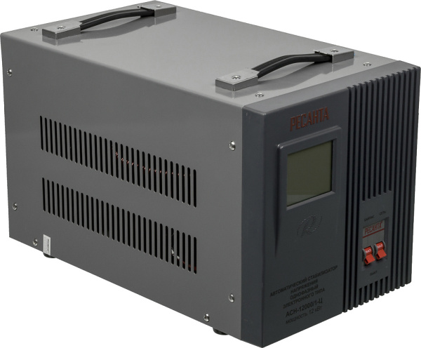 Стабилизатор напряжения Ресанта АСН-12000/1-Ц однофазный серый (63/6/10)