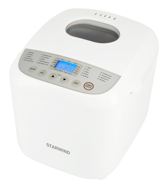 Хлебопечь Starwind SBM2085 600Вт белый/серебристый