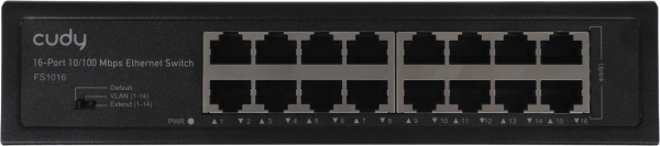 Коммутатор Cudy FS1016 (L2) 16x100Мбит/с неуправляемый