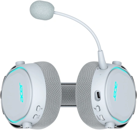 Наушники с микрофоном Acer OHR303 белый мониторные BT/Radio/3.5mm (ZL.HDSEE.00A)