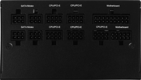 Блок питания Chieftec ATX 650W PowerUp GPX-650FC 80+ gold 24+2x(4+4) pin APFC 120mm fan 9xSATA Cab Manag RTL
