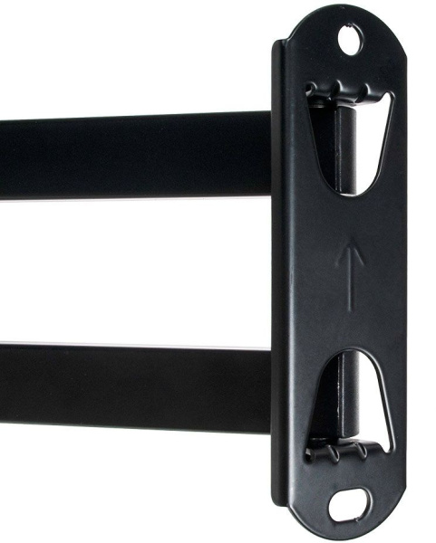 Кронштейн для телевизора Kromax DIX-14 черный 15"-42" макс.20кг настенный поворотно-выдвижной и наклонный