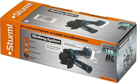 Углошлифовальная машина Sturm! CAG1812BLE 9000об/мин рез.шпин.:M14 d=125мм