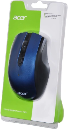 Мышь Acer OMR031 черный/синий оптическая 1600dpi беспров. USB 4but (ZL.MCEEE.008)
