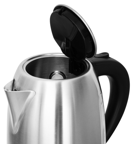 Чайник электрический Hyundai HYK-S2014 1.7л. 2000Вт серебристый/черный (корпус: нержавеющая сталь)