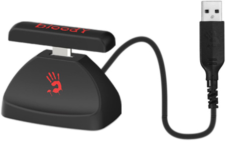 Наушники с микрофоном A4Tech Bloody GR270 белый 1.5м мониторные BT/Radio (GR270)