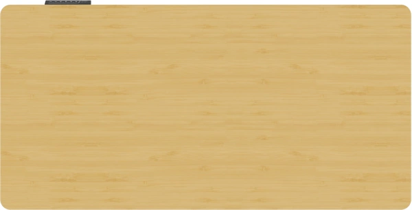 Стол для компьютера Cactus CS-ED-WTBAM столешница бамбук бежевый каркас белый 120x71x60см