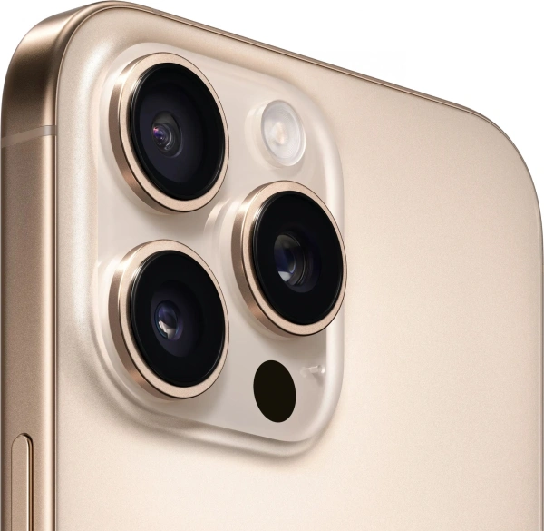 Смартфон Apple iPhone 16 Pro Max 256Gb бежевый титан моноблок 3G 4G 1Sim 6.9" 1320x2868 iOS 18 48Mpix 802.11 a/b/g/n/ac/ax/be NFC GPS Protect