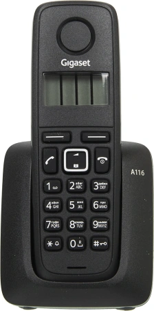 Р/Телефон Dect Gigaset A116 RUS черный АОН