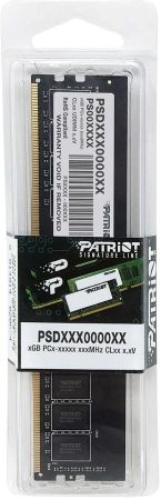 Память DDR4 8GB 2666MHz Patriot PSD48G26662 Signature RTL PC4-21300 CL19 DIMM 288-pin 1.2В single ra