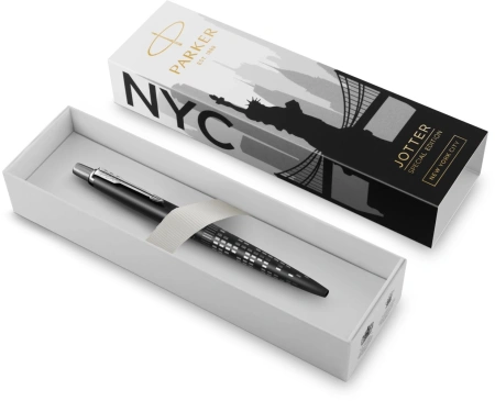 Ручка шариков. Parker Jotter Global Icons SE New York CT K179 (2187554) корп.черн M чернила син. под