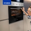 Духовой шкаф Электрический Hyundai HEO 6632 IX серебристый/черный